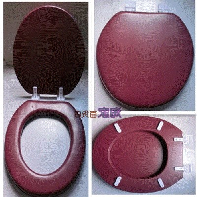 Vermilion old-fashioned toilet toilet cover jujube red cushion is not buffered
