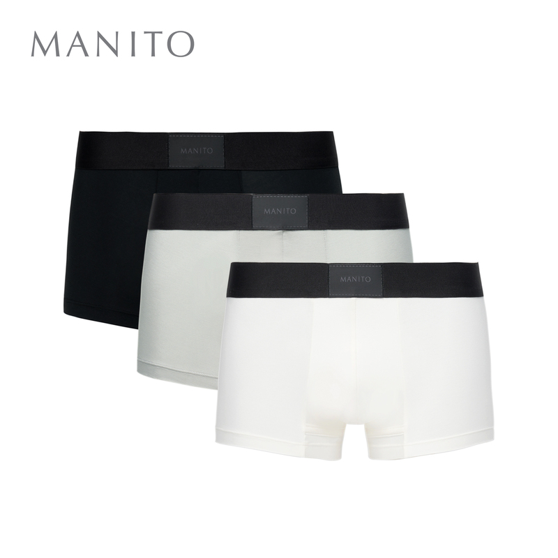 Manito/Manito Cloud Light Men's Thin Mulberry Silk Modal Boxer Briefs for Summer Manito/Manito Cloud Light Men's Thin Mulberry Silk Modal Boxer Briefs for Summer