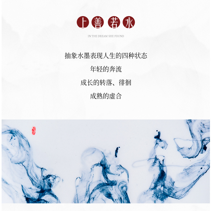 Jingdezhen ceramic painting pure hand draw new Chinese style household porcelain plate with box painter in the sitting room porch decoration paintings