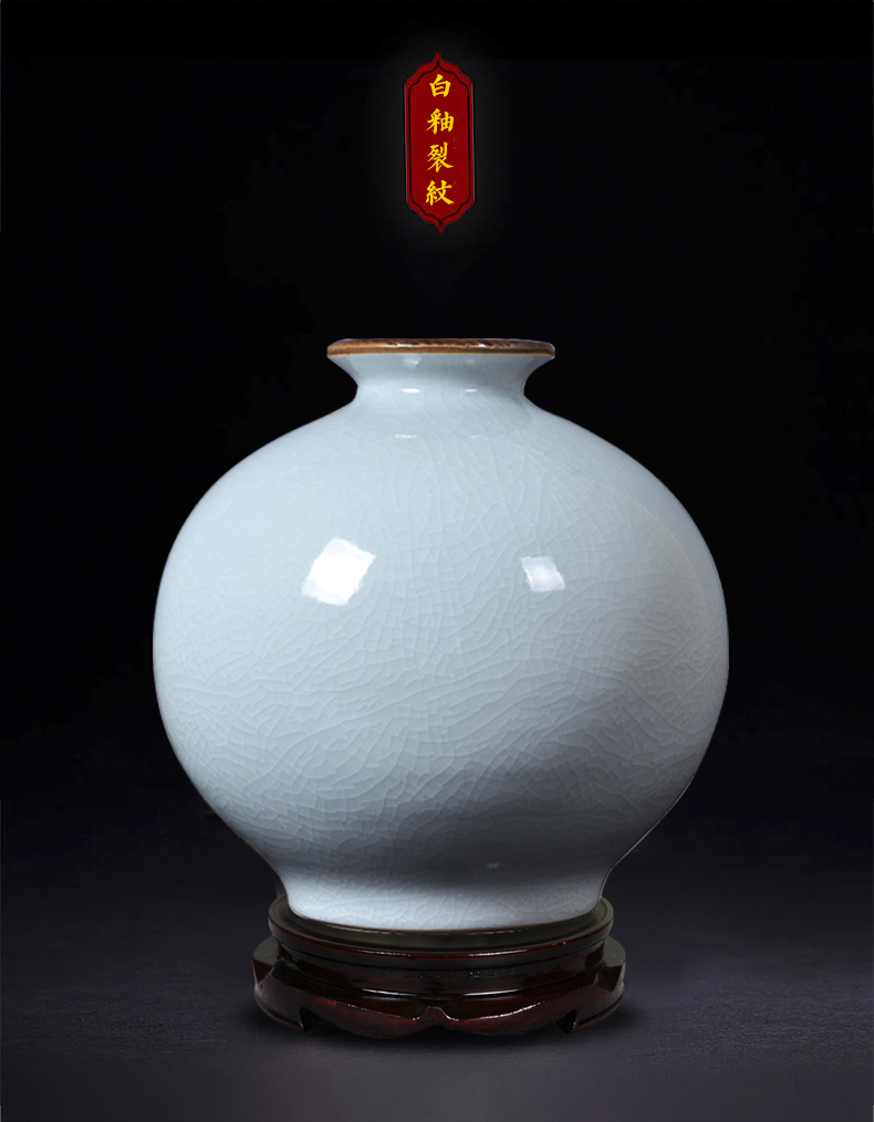 Jingdezhen ceramics pomegranate bottles of archaize up crack vases, flower arrangement home sitting room adornment crafts