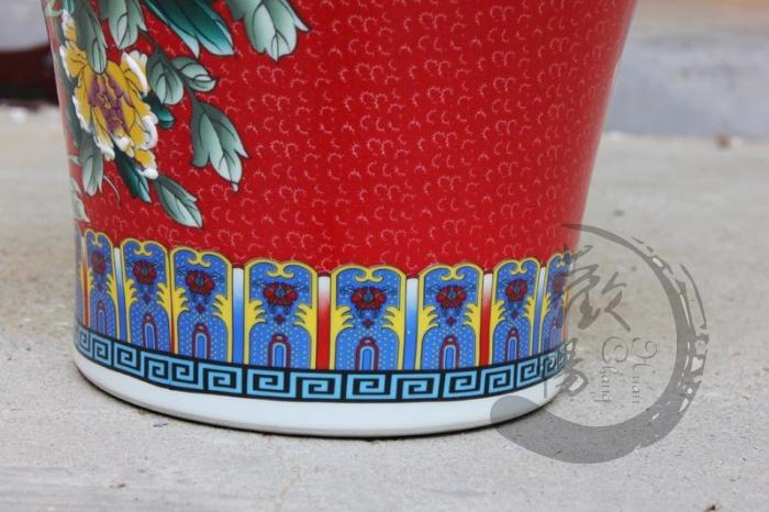Aj209 jingdezhen ceramics of large vases, sitting room of Chinese style household decorative furnishing articles furnishing articles flower arrangement of large