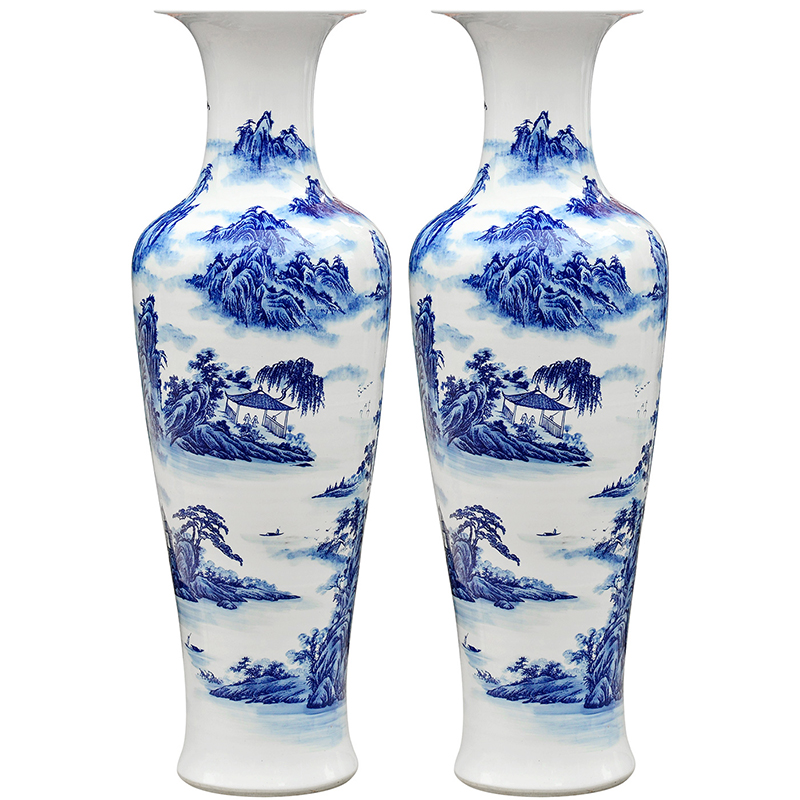 Jingdezhen ceramic hand - made landing big vase for years for home furnishing articles hotel lobby decoration gb0 sitting room