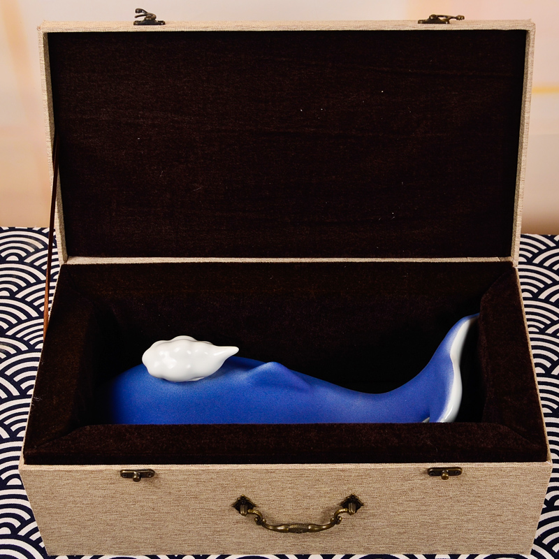 Cb61 whale porcelain jingdezhen ceramics furnishing articles home decoration of modern art crafts