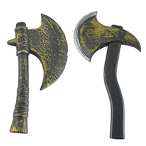 Halloween weapons weapons cosplay performance props Simulation axe machete Childrens toys plastic axe
