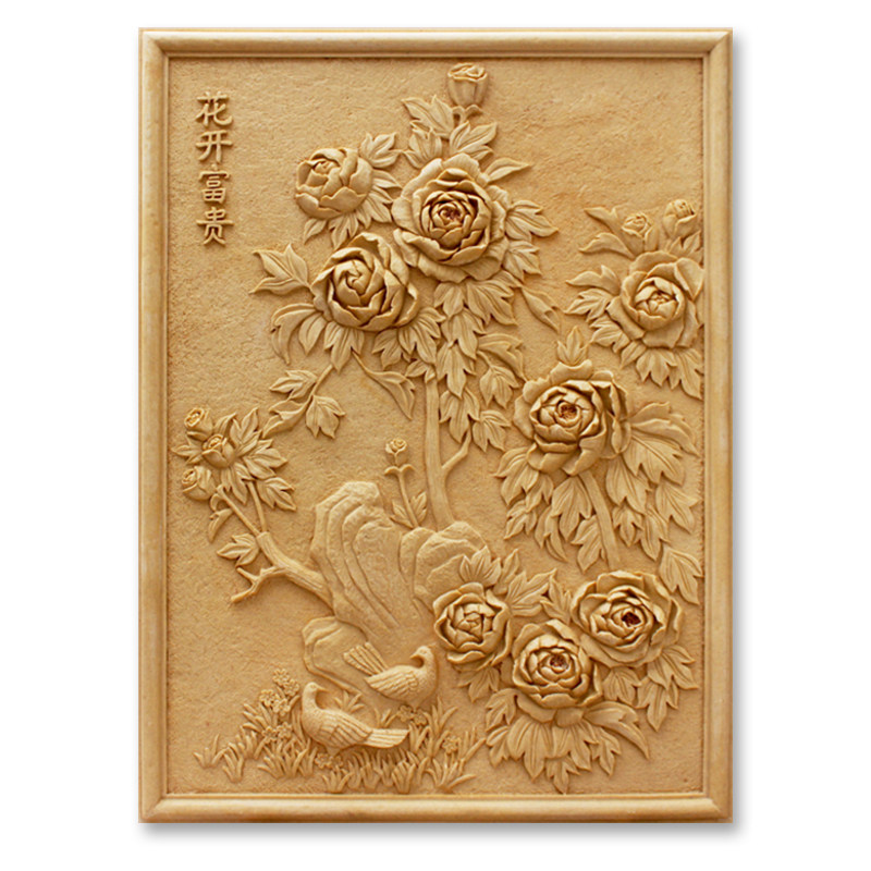 欧雅景观新品：砂岩浮雕荷花图立体雕塑屏风，打造家居美学新高度-砂岩