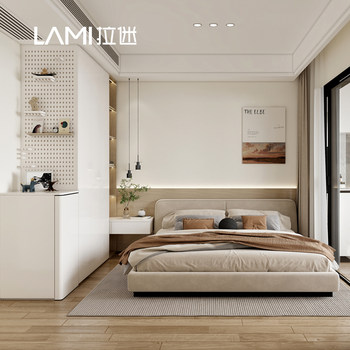 Shanghai lami high-end house customized bedroom wardrobe living room tv cabinet balcony decoration large flat floor partial modification