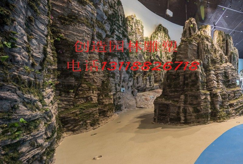 Cement High Imitation Plant False Mountain Gate Head Mud Fake Mountain Folk Juku Countryside Renovation Relief Mural Plastic Stone Playground Scenic Area