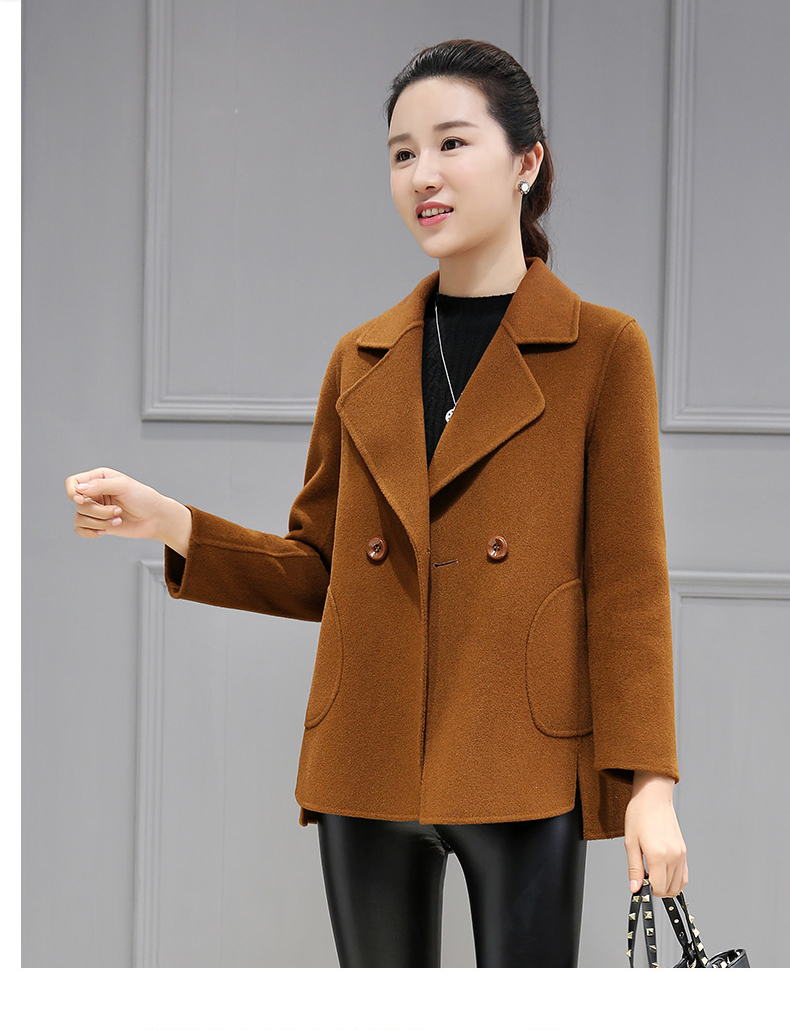 Ngắn áo len nữ đoạn ngắn 2018 mùa xuân và mùa thu mới của Hàn Quốc phiên bản là mỏng và mỏng loại caramel màu áo len xu hướng áo khoác nữ 2021