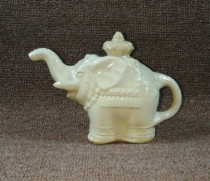 Elephant shape old teapot porcelain old wine pot components