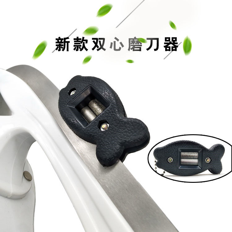 Ball knife flower knife sharpener universal Double grinding core can be sharpened Double card slot can adjust the ice knife sharpener