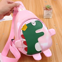 Розовый динозавр, павлин