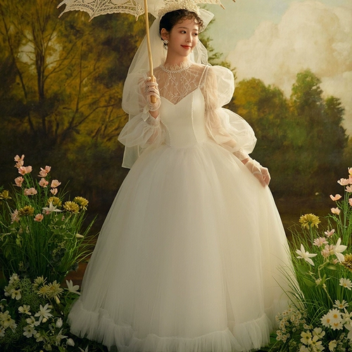 Реквизит для фотографии, свадебное платье, в корейском стиле, юбка-пачка