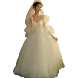 Реквизит для фотографии, свадебное платье, в корейском стиле, юбка-пачка