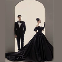 Черное 55 свадебного платья