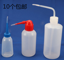   Plastic washing bottle elbow flushing bottle washing bottle blowing bottle 250ml 500ml 1000ml 1000ml