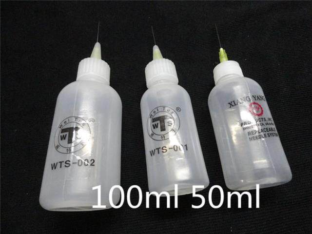 Dispensing bottle 50ML 100ml rosin bottle alcohol bottle small glue bottle glue bottle with needle