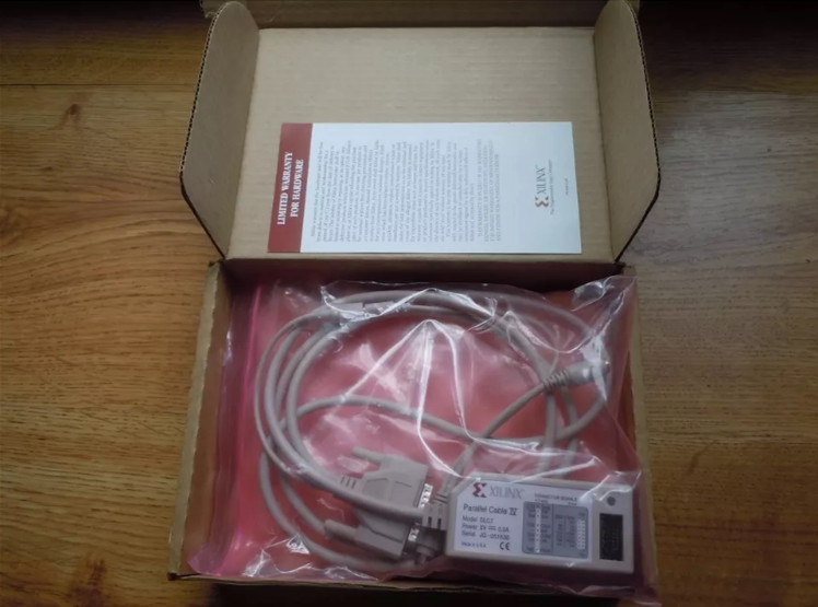 XILINX Downloader Parrallel Cable IV Original fit DLC7 Parallel Port Burn download line JTAG emulation