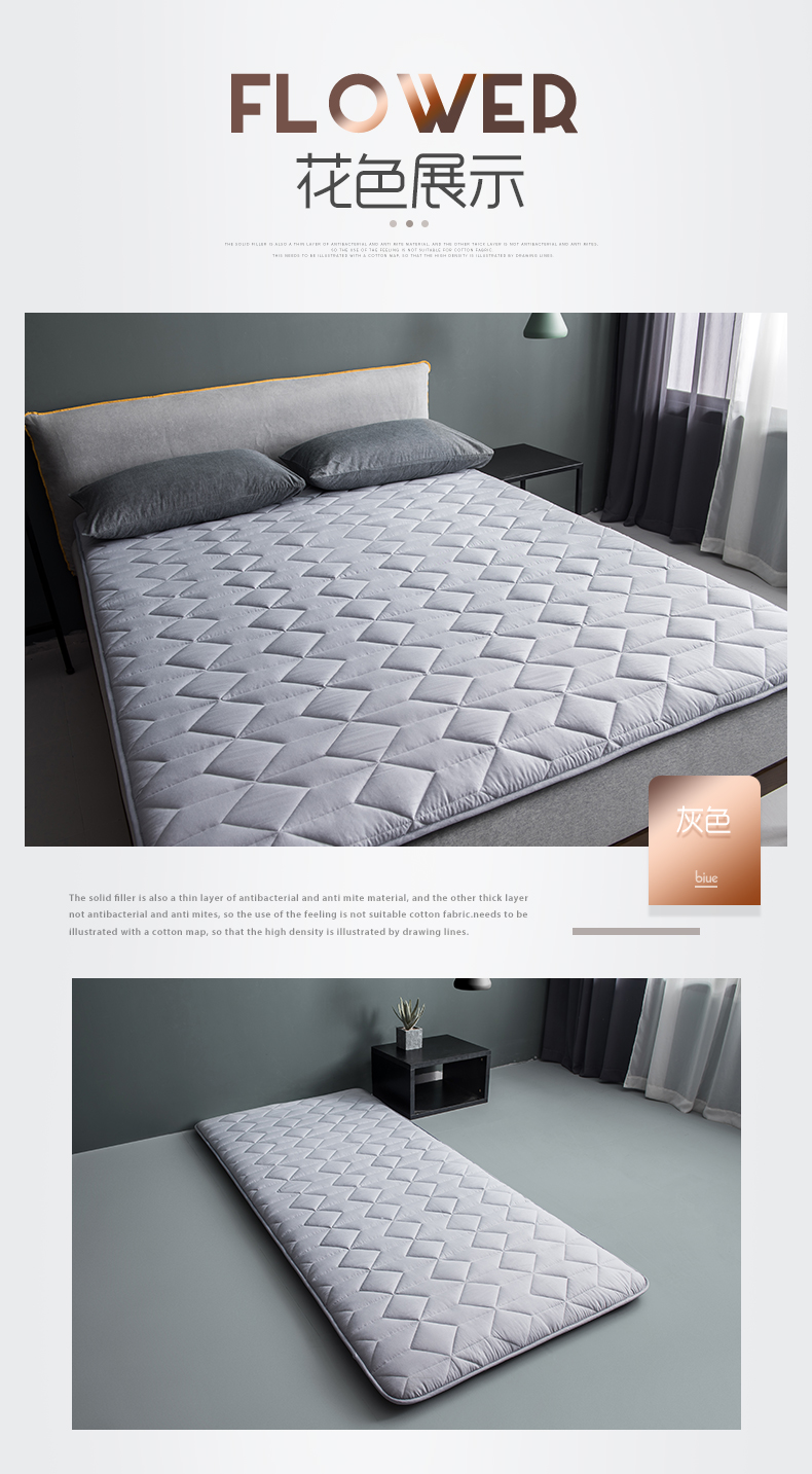 Chống thấm mite cotton mền nệm nệm nệm 1,8m giường 2 mét đôi 1,5 pad là miếng đệm bảo vệ chống trượt - Nệm nệm cao su
