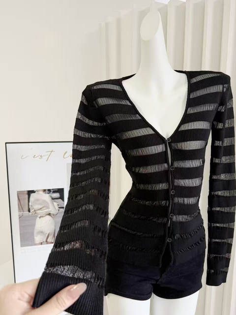 Popw Night Elf Soft Cardigan, Easy to Wear, Delicate and Comfortable, Good Fit, Slimming and Versatile Jacket