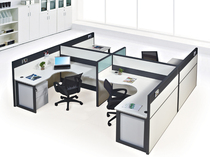 Office furniture screen desk staff desk 4 person combination screen partition table card seat