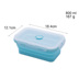 nồi ủ cơm Silicone gấp hộp ăn trưa Du lịch di động hộp ăn trưa lò vi sóng silicone niêm phong gấp giòn - Hộp cơm điện sưởi ấm hộp cơm điện cao cấp Hộp cơm điện sưởi ấm