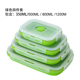 nồi ủ cơm Silicone gấp hộp ăn trưa Du lịch di động hộp ăn trưa lò vi sóng silicone niêm phong gấp giòn - Hộp cơm điện sưởi ấm hộp cơm điện cao cấp
