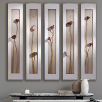 Creative living room wall wall decoration pendant new Chinese wall background wall wall decoration three-dimensional floral wall decoration