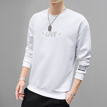 Vision frontline simple fashion long sleeve T-shirt mens round neck spring autumn 2021 New Base shirt autumn clothes men