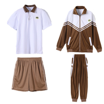 Donghua school uniform Third summer dress September 2018 Dongguan Middle School Junior high school sportswear Short-sleeved shorts