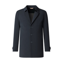 SHANSHAN Shanshan official windbreaker mens autumn casual 2024 new mid-length jacket mens business jacket
