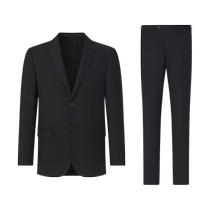 SHANSHAN杉杉官方秋季纯色羊毛结婚礼服商务男士西装2024新款套装