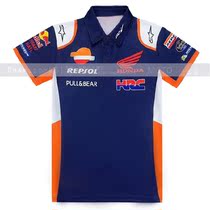  Summer motorcycle fan t-shirt breathable short-sleeved sports cycling racing Paul polo shirt mens casual lapel clothes