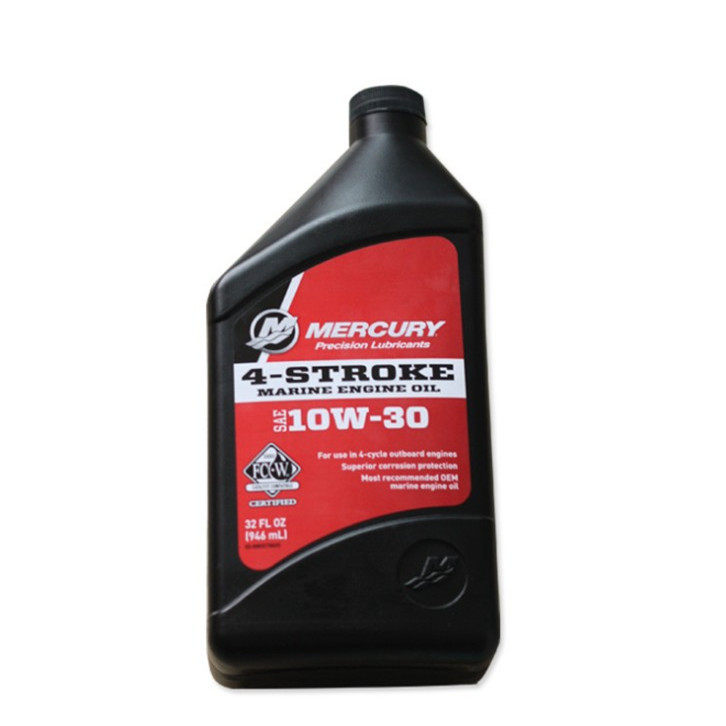 U.S. imports Mercury 10W30 25W40 outboard engine oil 4 stroke 1L pack