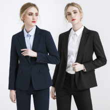 11 year old store with 17 different colors for women in suits, autumn black female professional civil servant work clothes, navy blue high-end temperament, workplace interview suits