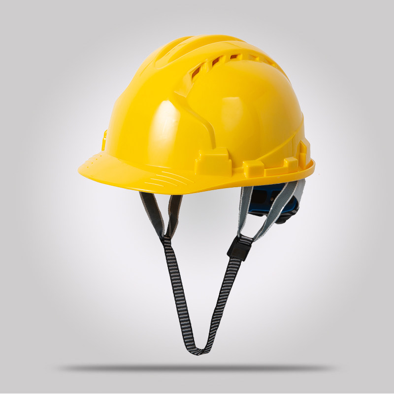 Каска Shield Guard DS-302 желтая, трехканальная вентиляция
