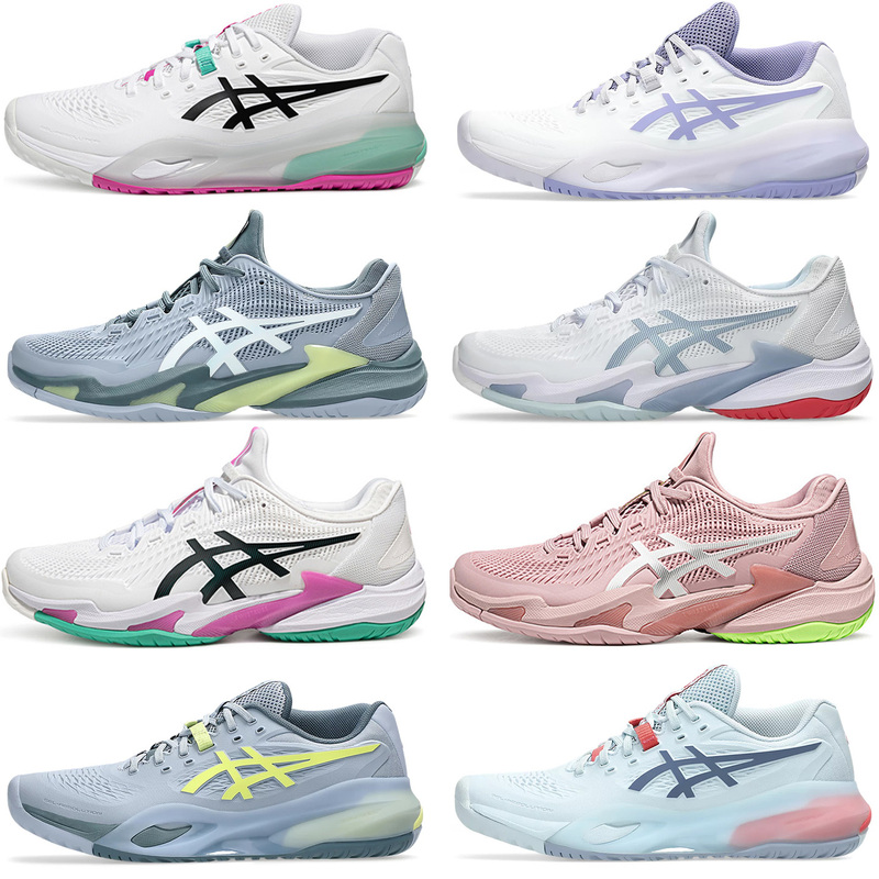 Asics Professional Tennis Shoes Djokovic Ff3 Men's and Women's Rx10 Badminton Basketball Shoes Are Wear-Resistant