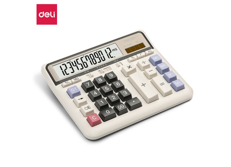 Deli's right-hand 2135 computer keyboard calculator bank financial computer-Taobao