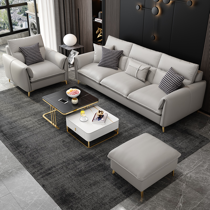 Nordic cloth Sofa Composition Living Room Modern Minimalist Washable small family Type of cloth Sofa Combination Whole furniture