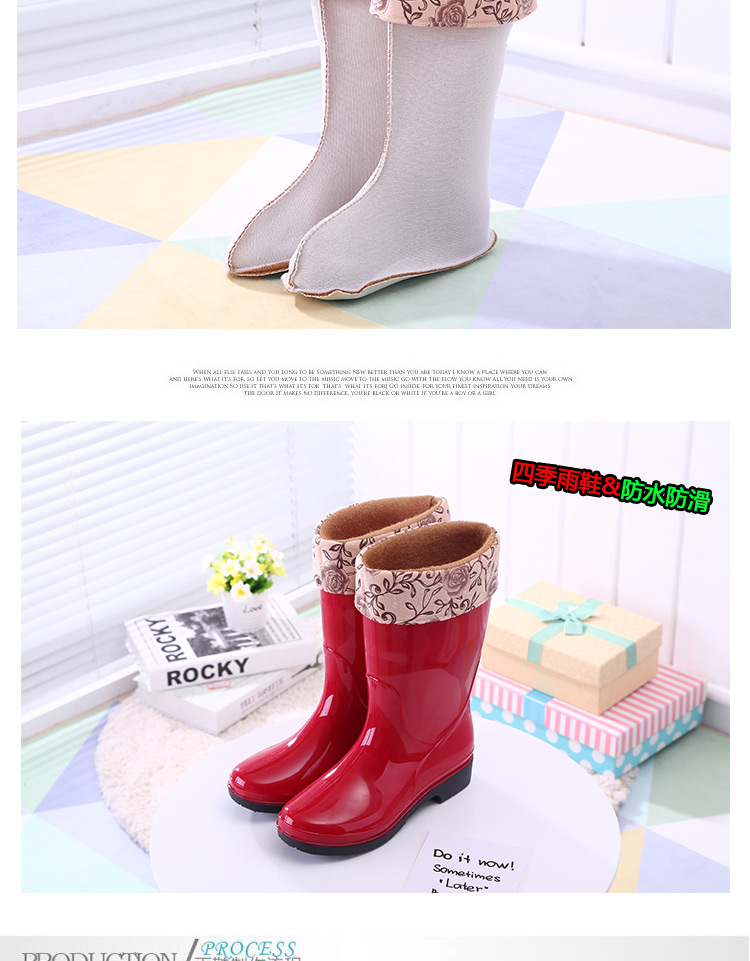 Giày đi mưa chống trượt mưa thời trang chống mưa giày không thấm nước nữ giày cao su dành cho nữ dành cho người lớn cao su bọc giày đi mưa