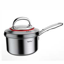 Fosslang Fiserlang 304 stainless steel milk pan plus cooking hot milk supplement with a small broth of a small broth and a thick induction cooker