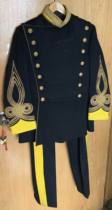 Publicly issued original military uniform formal dress of artillery major and junior officer (foreign collection not domestic equipment)