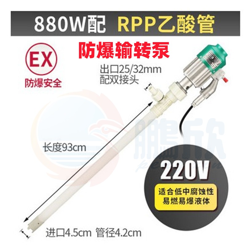 Fire-prevention transmission pump