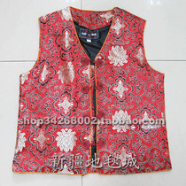 Xinjiang lamb wool pure wool warm waistcoat vest live and live face anti-wind and cold joint fur