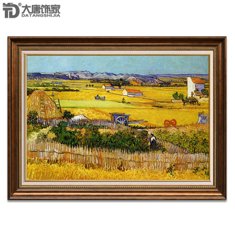 High - end pure hand painting of Van Gao Feng oil painting impressions of landscape oil painting living room Xuanka Dining Room decoration painting M03