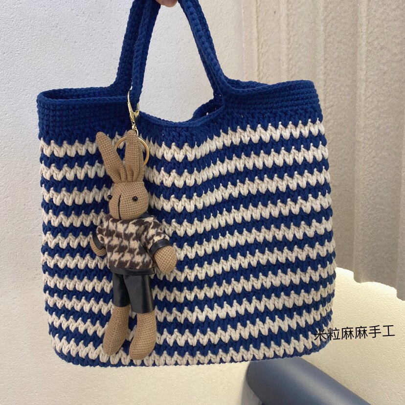 Плетеный волнистый крючок для вязания ручной работы, барсетка, сумка, набор материалов, DIY, подарок на день рождения 