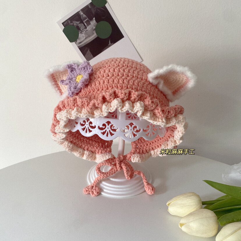 Зерна Конопля ручной работы оригинал новая рука DIY Lingna labelle фокс ребенок обувь ткать шляпа шерстяной материал 