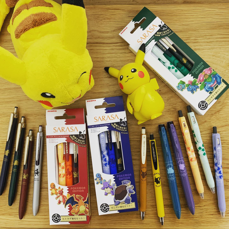 Limited Edition Japan Zebra Sarasa Pokemon Pikachu Collaboration Gel Pen Multifunctional Limited Edition Japan Zebra Sarasa Pokemon Pikachu Collaboration Gel Pen Multifunctional