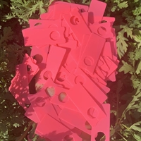 Новый материал утолщенный [розовый] 1000 листов.