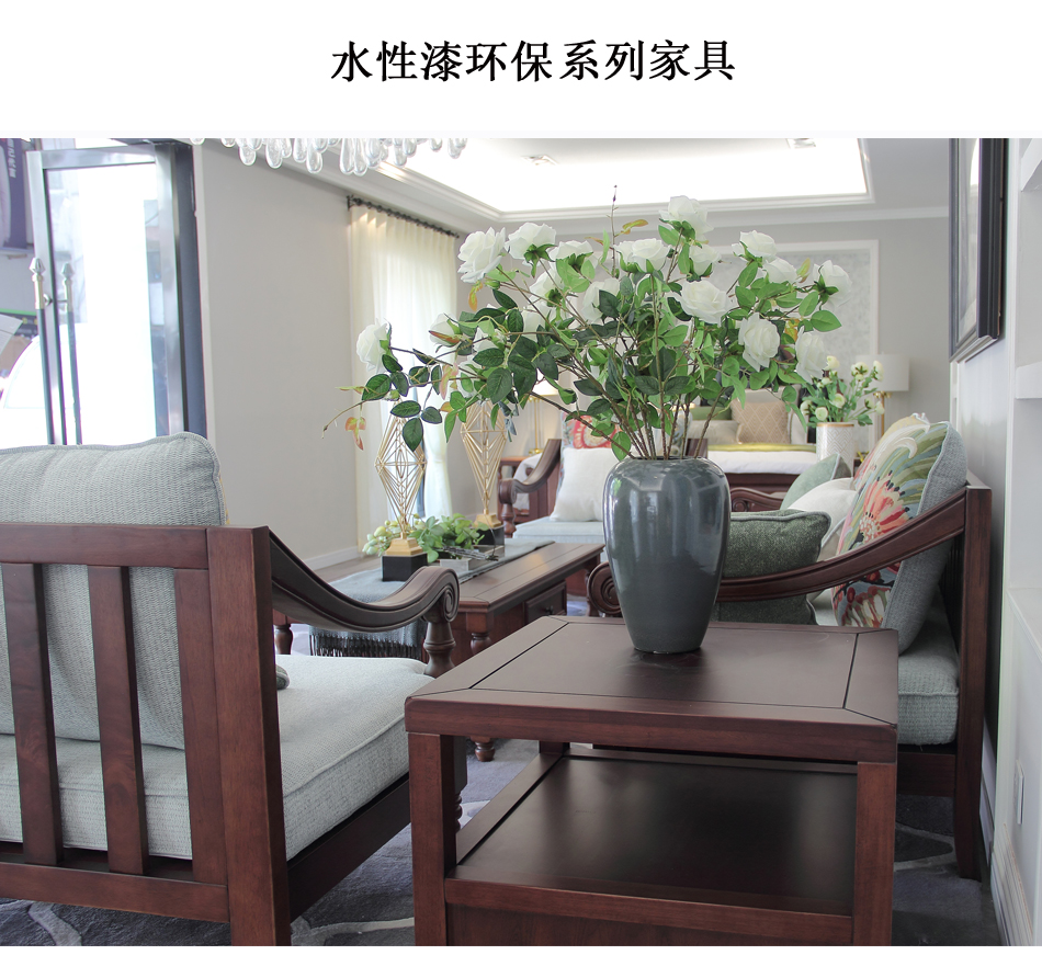 Nhỏ kết hợp vải gỗ nước Mỹ sofa nhỏ căn hộ 123 Jianmei phong cách nội thất ba nỗi nhớ retro - Ghế sô pha ghế sofa giá rẻ dưới 2 triệu