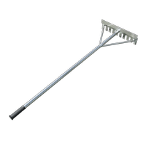 Flat Sand Ware Sand Pit Flat Sand Rake Athletics Jump Far Sand Pit Rake Aluminum Alloy With Teeth No Teeth Dual-use Flat Sand Board Flat Sand